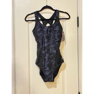 New TYR Women's Midnight Camo Maxfit Splice One Piece Swimsuit 8